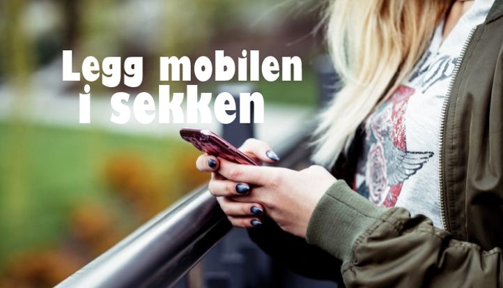 Legg mobilen i sekken
