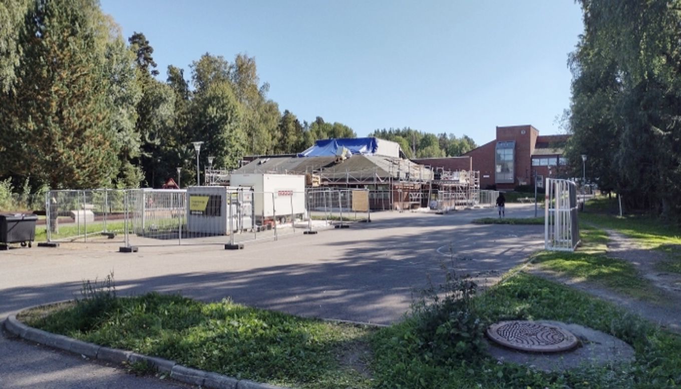Bygging på skolen