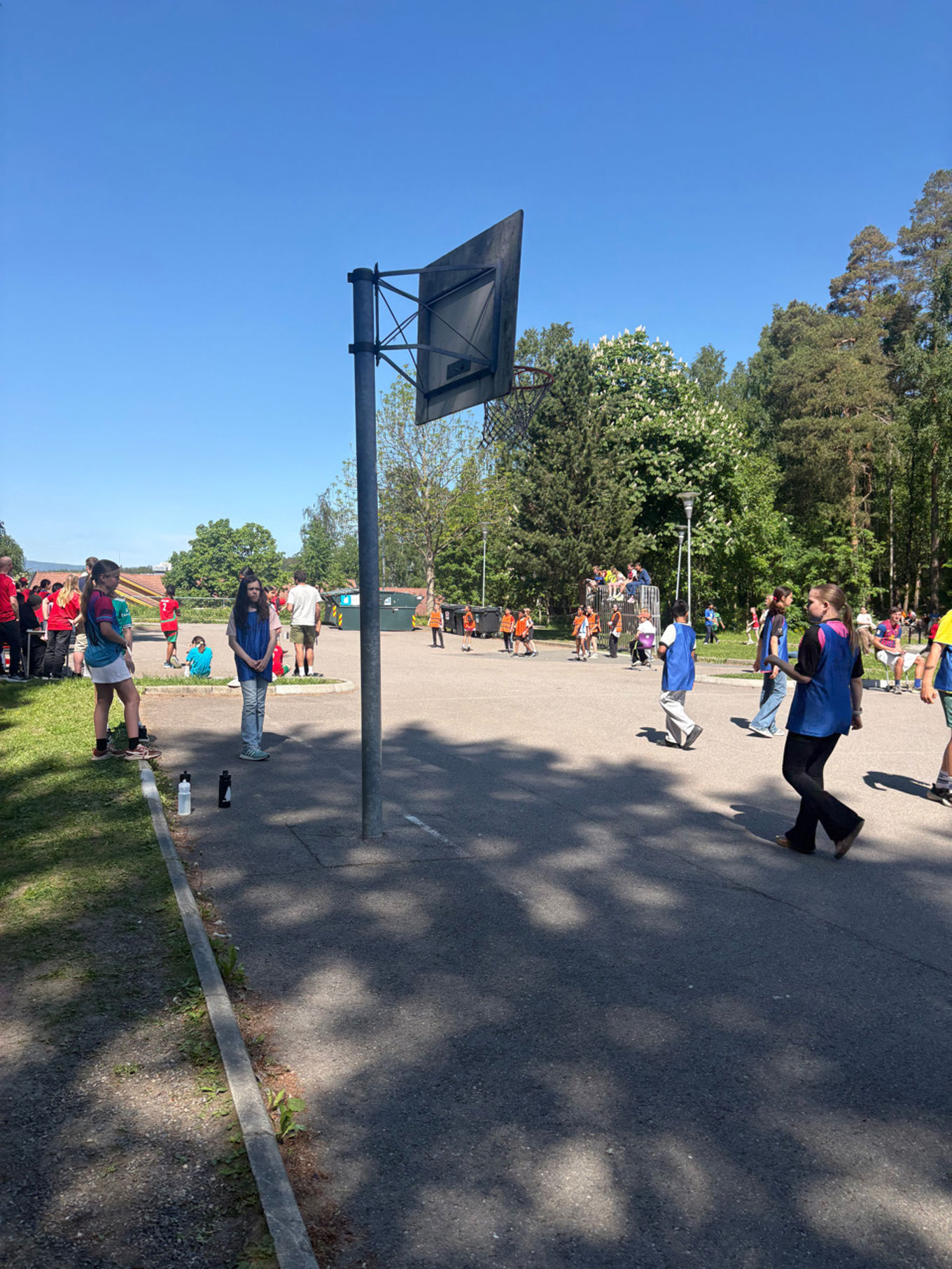Foto: Stine S Domaas en gruppe mennesker som leker i en park